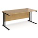 Maestro 800mm Deep Straight Office Desk